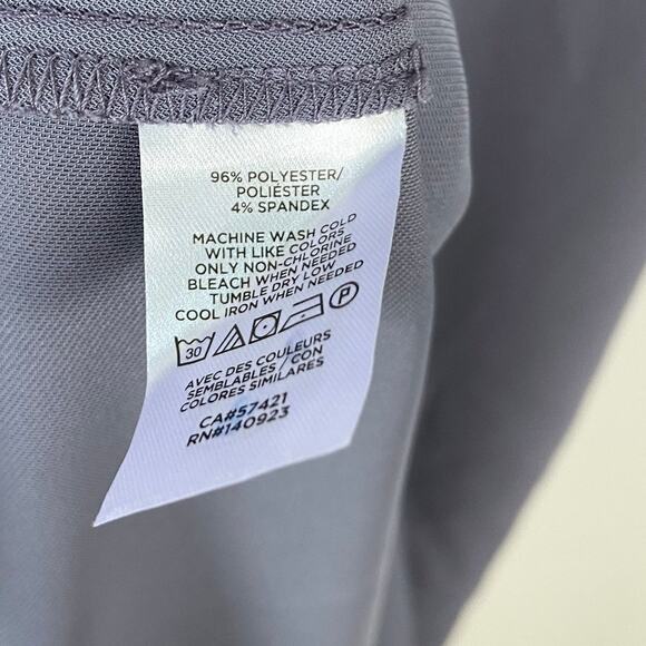 Loft Outlet Midi Sleeveless Slit Dress Blue Front Slit Fit & Flare Size 4 - Picture 11 of 12